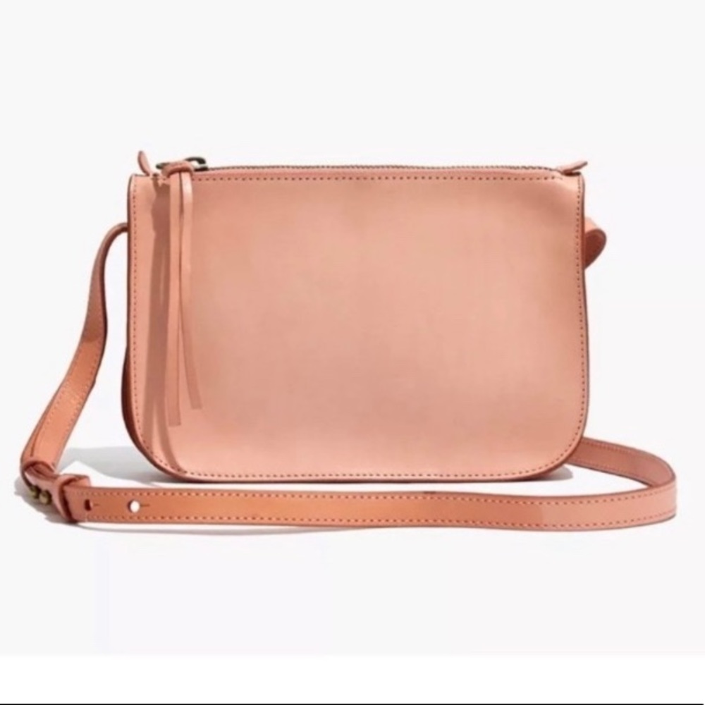 Madewell Simple Crossbody Bag-Blush/Peach/Salmon